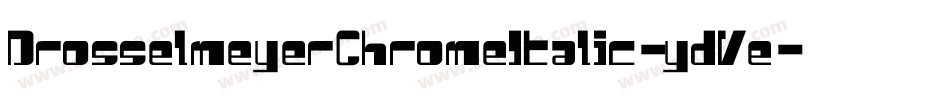 DrosselmeyerChromeItalic-ydVe字体转换