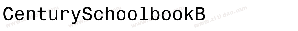 CenturySchoolbookBT-Monospace字体转换