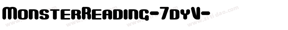 MonsterReading-7dyV字体转换