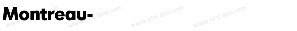 Montreau字体转换