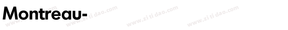 Montreau字体转换