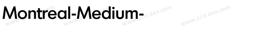 Montreal-Medium字体转换