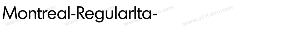 Montreal-RegularIta字体转换
