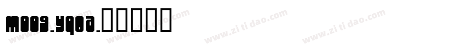 Moog-Yq0a字体转换
