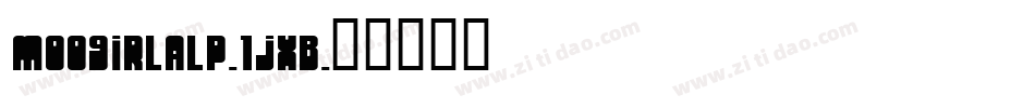 MoogirlAlp-1jXB字体转换