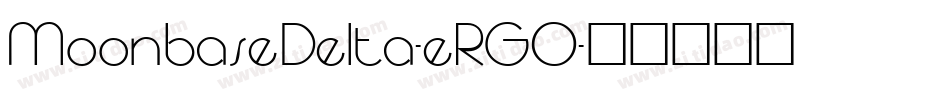 MoonbaseDelta-eRGO字体转换