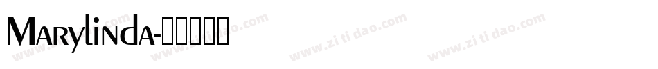 Marylinda字体转换