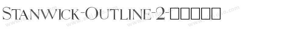 Stanwick-Outline-2字体转换