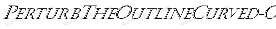 PerturbTheOutlineCurved-OOP4字体转换
