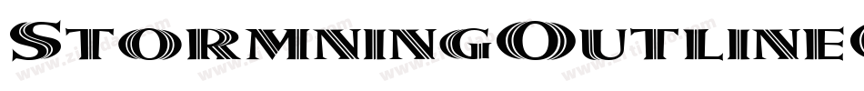 StormningOutlineOblique-l7m5字体转换