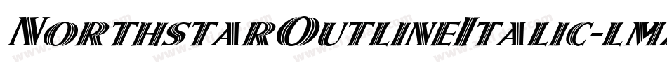 NorthstarOutlineItalic-lmZ5字体转换