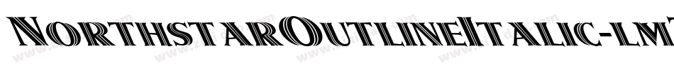 NorthstarOutlineItalic-lmZ5字体转换