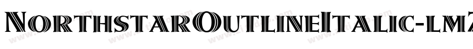 NorthstarOutlineItalic-lmZ5字体转换