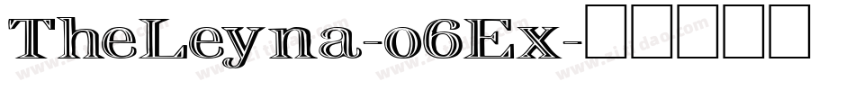TheLeyna-o6Ex字体转换