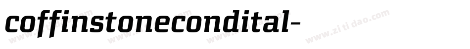coffinstonecondital字体转换