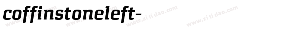 coffinstoneleft字体转换