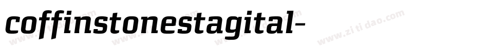 coffinstonestagital字体转换