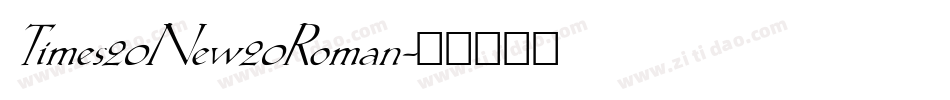 Times20New20Roman字体转换