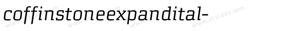 coffinstoneexpandital字体转换