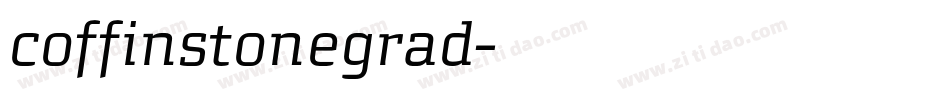 coffinstonegrad字体转换
