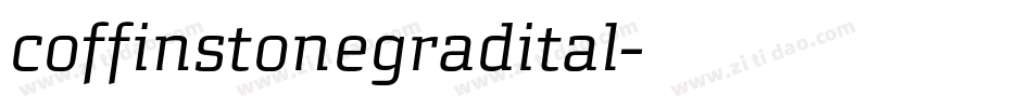coffinstonegradital字体转换