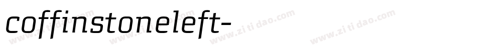 coffinstoneleft字体转换