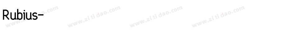 Rubius字体转换