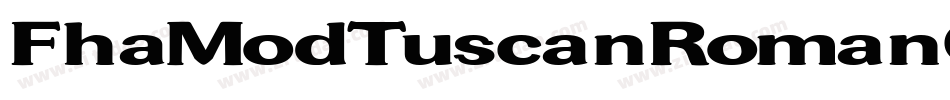FhaModTuscanRomanOpenNcv-AW37字体转换
