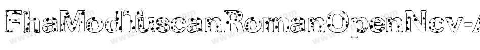 FhaModTuscanRomanOpenNcv-AW37字体转换