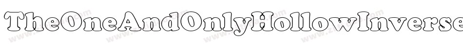 TheOneAndOnlyHollowInverse-vmnP4字体转换