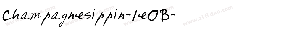 Champagnesippin-1eOB字体转换