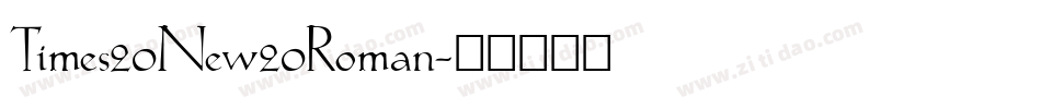 Times20New20Roman字体转换