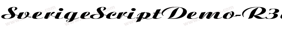 SverigeScriptDemo-R3g6字体转换