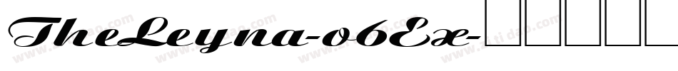 TheLeyna-o6Ex字体转换