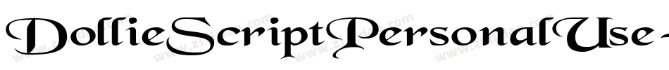 DollieScriptPersonalUse-K3P7字体转换