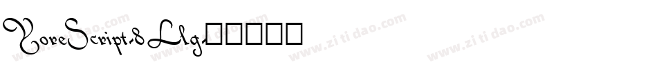 YoreScript-8Llg字体转换