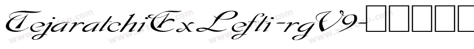 TejaratchiExLefti-rgV9字体转换