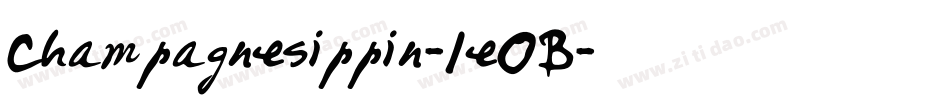Champagnesippin-1eOB字体转换