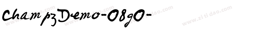 ChampzDemo-O8gO字体转换