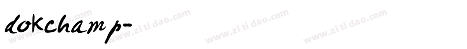 dokchamp字体转换