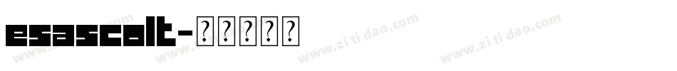 esascolt字体转换