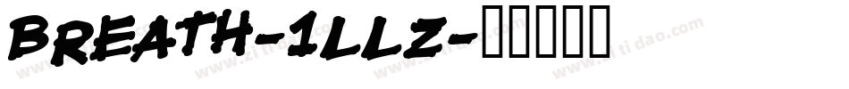 Breath-1LLZ字体转换