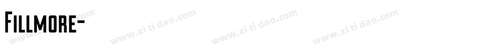Fillmore字体转换