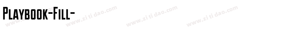 Playbook-Fill字体转换