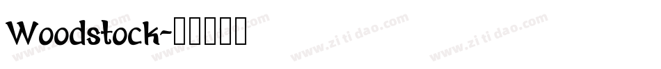 Woodstock字体转换
