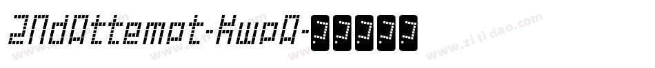 2NdAttempt-KwpA字体转换