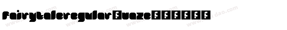 FairyTaleRegular-vaZE字体转换