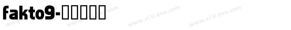 fakto9字体转换