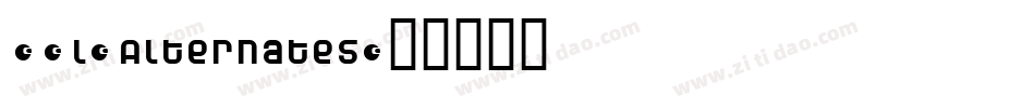 KoloAlternates字体转换