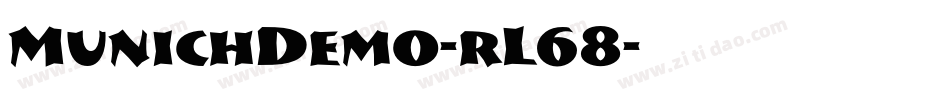 MunichDemo-rL68字体转换